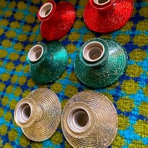 Fantastic vintage candle holders